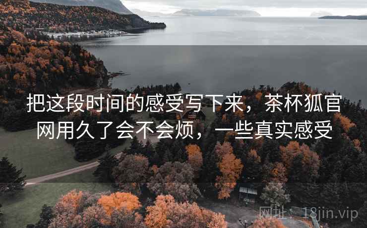 把这段时间的感受写下来,茶杯狐官网用久了会不会烦,一些真实感受 把这段时间的感受写下来,茶杯狐官网用久了会不会烦,一些真实感受